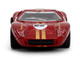 1965 Ford GT40 MK1 #25 Red Metallic with Gold Stripes Collection Series 1/64 Diecast Model Car Majorette MJ8505001008