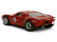 1965 Ford GT40 MK1 #25 Red Metallic with Gold Stripes Collection Series 1/64 Diecast Model Car Majorette MJ8505001008