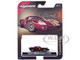 1965 Ford GT40 MK1 #25 Red Metallic with Gold Stripes Collection Series 1/64 Diecast Model Car Majorette MJ8505001008