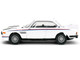 1975 BMW 3 0 CSL White with Red and Blue Stripes Collection Series 1/64 Diecast Model Car Majorette MJ8505001009