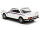 1975 BMW 3 0 CSL White with Red and Blue Stripes Collection Series 1/64 Diecast Model Car Majorette MJ8505001009