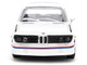 1975 BMW 3 0 CSL White with Red and Blue Stripes Collection Series 1/64 Diecast Model Car Majorette MJ8505001009