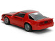 1985 Chevrolet Camaro Red with Black Top and Stripes Collection Series 1/64 Diecast Model Car Majorette MJ8505001010