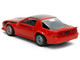 1985 Chevrolet Camaro Red with Black Top and Stripes Collection Series 1/64 Diecast Model Car Majorette MJ8505001010