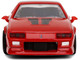 1985 Chevrolet Camaro Red with Black Top and Stripes Collection Series 1/64 Diecast Model Car Majorette MJ8505001010