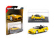 1995 Honda NSX R GT RHD Right Hand Drive Yellow with Black Top Collection Series 1/64 Diecast Model Car Majorette MJ8505001011