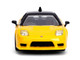 1995 Honda NSX R GT RHD Right Hand Drive Yellow with Black Top Collection Series 1/64 Diecast Model Car Majorette MJ8505001011