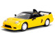 1995 Honda NSX R GT RHD Right Hand Drive Yellow with Black Top Collection Series 1/64 Diecast Model Car Majorette MJ8505001011