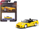 1995 Honda NSX R GT RHD Right Hand Drive Yellow with Black Top Collection Series 1/64 Diecast Model Car Majorette MJ8505001011