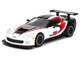 2005 Chevrolet Corvette C6R #16 White with Black and Red Graphics Collection Series 1/64 Diecast Model Car Majorette MJ8505001012