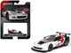 2005 Chevrolet Corvette C6R #16 White with Black and Red Graphics Collection Series 1/64 Diecast Model Car Majorette MJ8505001012