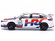 Honda Civic Type R FL5 HRC Honda Racing White with Graphics 1/64 Diecast Model Car Pop Race PR640030