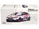 Honda Civic Type R FL5 HRC Honda Racing White with Graphics 1/64 Diecast Model Car Pop Race PR640030