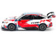 Honda Civic Type R TCR Presentation White with Graphics 1/64 Diecast Model Car Pop Race PR640153