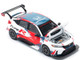 Honda Civic Type R TCR Presentation White with Graphics 1/64 Diecast Model Car Pop Race PR640153