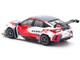 Honda Civic Type R TCR Presentation White with Graphics 1/64 Diecast Model Car Pop Race PR640153