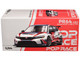Honda Civic Type R TCR Presentation White with Graphics 1/64 Diecast Model Car Pop Race PR640153
