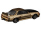 Skyline GT R R32 RHD Right Hand Drive Chrome Gold with Carbon Hood Tokyo Auto Salon 2025 1/64 Diecast Model Car Pop Race PR640190