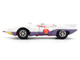 Mach 5 White with Red Stripes and Interior Speed Racer 1967 TV Series Anime Hollywood Rides Series 1/32 Diecast Model Car Jada 35882