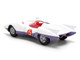 Mach 5 White with Red Stripes and Interior Speed Racer 1967 TV Series Anime Hollywood Rides Series 1/32 Diecast Model Car Jada 35882