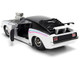 1970 Ford Mustang Boss 429 Black and White with Graphics Bigtime Muscle Series 1/24 Diecast Model Car Jada 36590