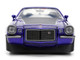 1971 Chevrolet Camaro Z 28 Purple Metallic with Black Hood Bigtime Muscle Series 1/24 Diecast Model Car Jada 36592