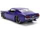 1971 Chevrolet Camaro Z 28 Purple Metallic with Black Hood Bigtime Muscle Series 1/24 Diecast Model Car Jada 36592