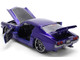 1971 Chevrolet Camaro Z 28 Purple Metallic with Black Hood Bigtime Muscle Series 1/24 Diecast Model Car Jada 36592