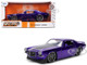 1971 Chevrolet Camaro Z 28 Purple Metallic with Black Hood Bigtime Muscle Series 1/24 Diecast Model Car Jada 36592 1971 Chevrolet Camaro Z 28 Purple Metallic with Black Hood Bigtime Muscle Series 1/24 Diecast Model Car Jada 36592