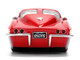1963 Chevrolet Corvette Stingray #63 Chevy Racing Red with White and Blue Stripes Bigtime Muscle Series 1/24 Diecast Model Car Jada 36594