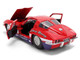 1963 Chevrolet Corvette Stingray #63 Chevy Racing Red with White and Blue Stripes Bigtime Muscle Series 1/24 Diecast Model Car Jada 36594
