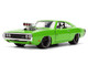 1970 Dodge Charger R T Bright Green with Black Tail Stripe Bigtime Muscle Series 1/24 Diecast Model Car Jada 36595