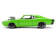 1970 Dodge Charger R T Bright Green with Black Tail Stripe Bigtime Muscle Series 1/24 Diecast Model Car Jada 36595