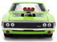1970 Dodge Charger R T Bright Green with Black Tail Stripe Bigtime Muscle Series 1/24 Diecast Model Car Jada 36595