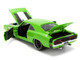 1970 Dodge Charger R T Bright Green with Black Tail Stripe Bigtime Muscle Series 1/24 Diecast Model Car Jada 36595