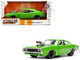 1970 Dodge Charger R T Bright Green with Black Tail Stripe Bigtime Muscle Series 1/24 Diecast Model Car Jada 36595