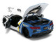 2020 Chevrolet Corvette Stingray C8 #89 Michelin White with Yellow and Blue Stripes Bigtime Muscle Series 1/24 Diecast Model Car Jada 36597