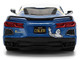 2020 Chevrolet Corvette Stingray C8 #89 Michelin White with Yellow and Blue Stripes Bigtime Muscle Series 1/24 Diecast Model Car Jada 36597