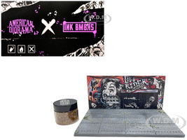 American Diorama X INK BMBRS LA Lowrider Street Art Diorama for 1/64 Scale Models American Diorama AD-2423MJ
