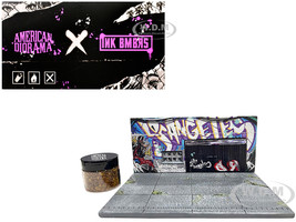 American Diorama X INK BMBRS LA Graffiti Street Art Diorama for 1/64 Scale Models American Diorama AD-2424MJ