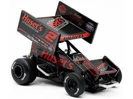 Winged Sprint Car #2 David Gravel Huset s Speedway 2025 1/50 Diecast Model Car ACME A5025003