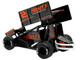 Winged Sprint Car #2 David Gravel Huset s Speedway 2025 1/50 Diecast Model Car ACME A5025003