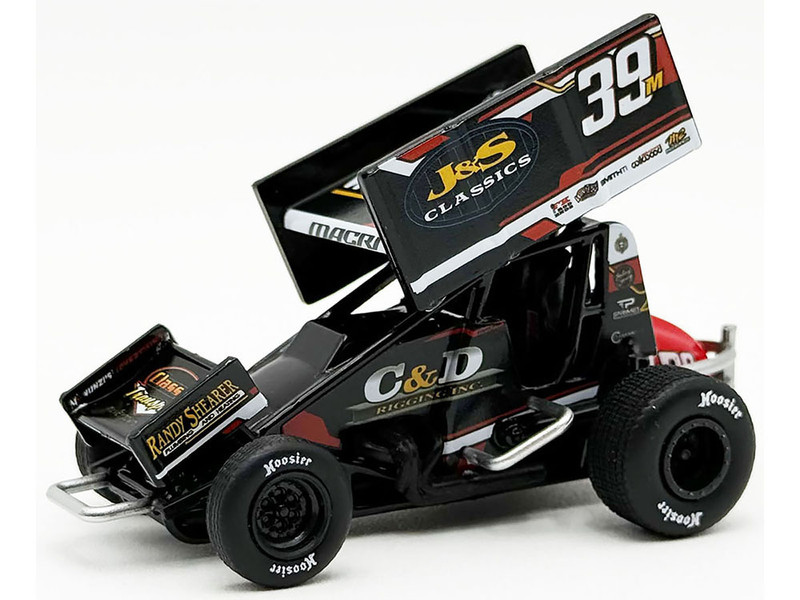 Winged Sprint Car #39m Anthony Macri J&S Classics C&D Rigging 2025 1/50 Diecast Model Car ACME A5025007