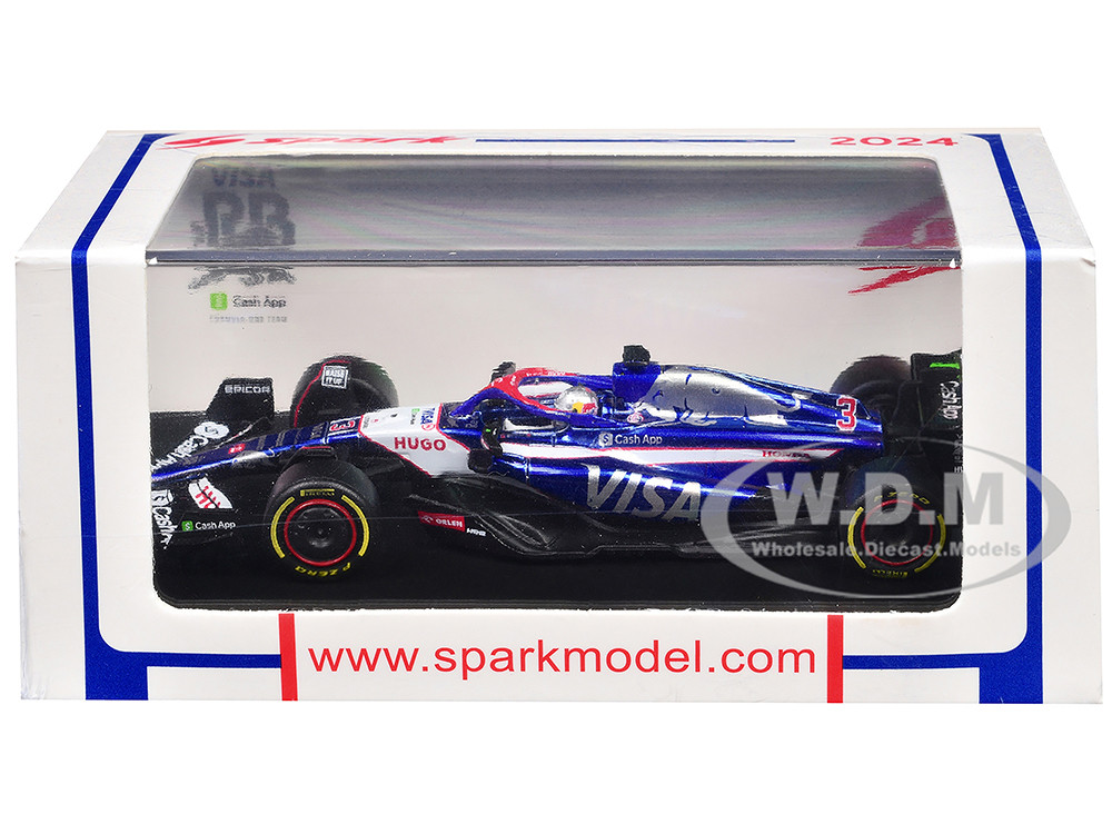 RB Formula One Team VCARB 01 ミニカー 2024 Visa Cash App RB Formula One Team VCARB 01 No.3 Miami GP