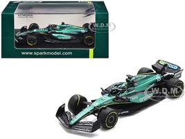 Aston Martin AMR24 #18 Lance Stroll Formula One F1 Saudi Arabian GP 2024 1/64 Diecast Model Car Spark Y381