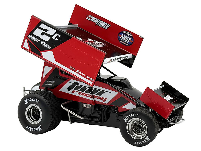 Winged Sprint Car #2C Cole Macedo Two C Racing 2025 1/18 Diecast Model Car ACME A1825014
