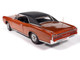 1966 Pontiac GTO Copper Blaze Metallic with Black Vinyl Top Hemmings Muscle Machines July 2024 Cover Car American Muscle Series 1/18 Diecast Model Car Auto World AMM1346