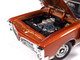 1966 Pontiac GTO Copper Blaze Metallic with Black Vinyl Top Hemmings Muscle Machines July 2024 Cover Car American Muscle Series 1/18 Diecast Model Car Auto World AMM1346