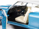 1969 Chevrolet Chevelle SS 396 Azure Turquoise Metallic with White Stripes White Vinyl Top and Interior Muscle Car & Corvette Nationals MCACN American Muscle Series 1/18 Diecast Model Car Auto World AMM1348