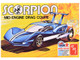 Skill 3 Model Kit Scorpion Mid-Engine Drag Coupe 1/25 Scale Model AMT AMT1501